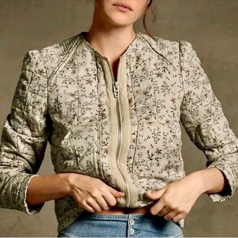 Blanknyc Forrest Cropped Zip Up Quilted Jacket Women’s